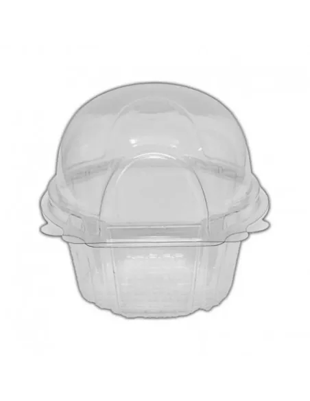 Caja de plástico para 1 cupcake