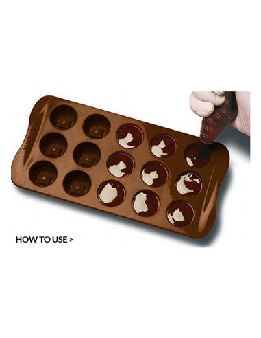 Molde bombones Praliné Silikomart