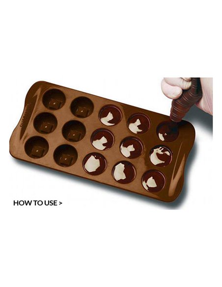 Molde bombones Praliné Silikomart