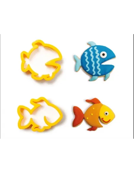 Set 2 cortadores Peces Decora