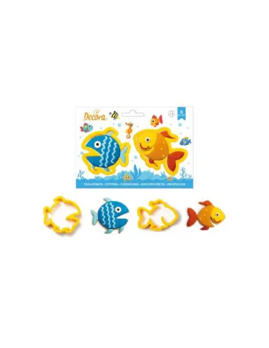 Set 2 cortadores Peces Decora