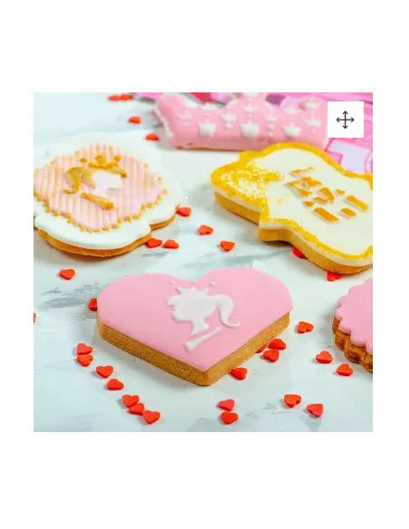 Stencil Princesa 10 x 25 cm Decora