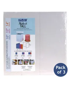 Set 3 extensores de altura adaptables a cajas de 25,4 - 30,4 - 35,6 cm PME