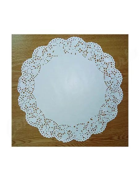 Blonda redonda blanca 40 cm