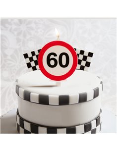 Vela señal prohibido  Nº 60 Dekora 2