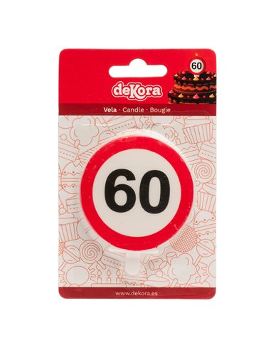 Vela señal prohibido  Nº 60 Dekora