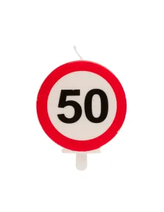 Vela señal prohibido  Nº 50 Dekora