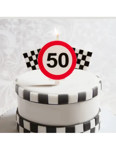 Vela señal prohibido  Nº 50 Dekora