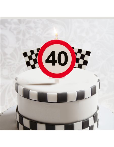 Vela señal prohibido  Nº 40 Dekora