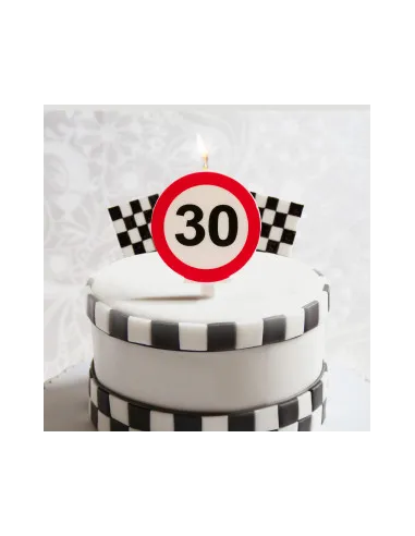 Vela señal prohibido  Nº 30 Dekora