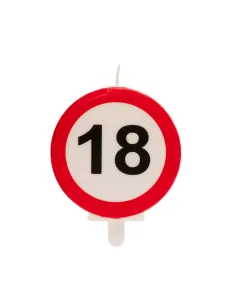 Vela señal prohibido  Nº 18 Dekora