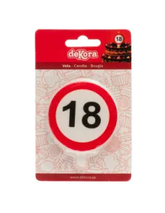 Vela señal prohibido  Nº 18 Dekora 2