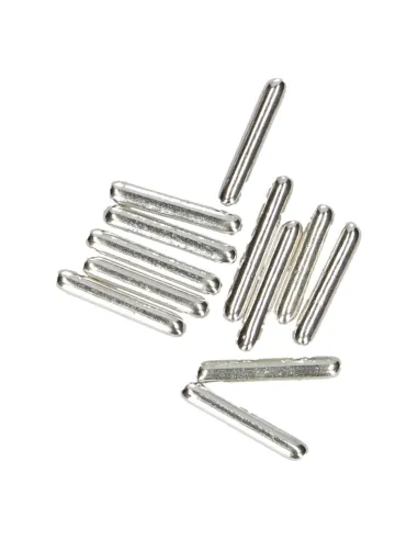 Palitos de azúcar plata metalizada 70 g Funcakes