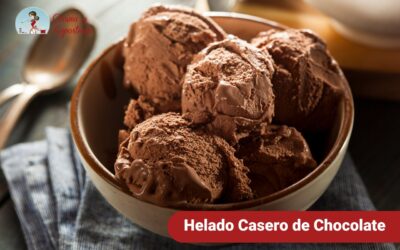 Helado Casero de Chocolate