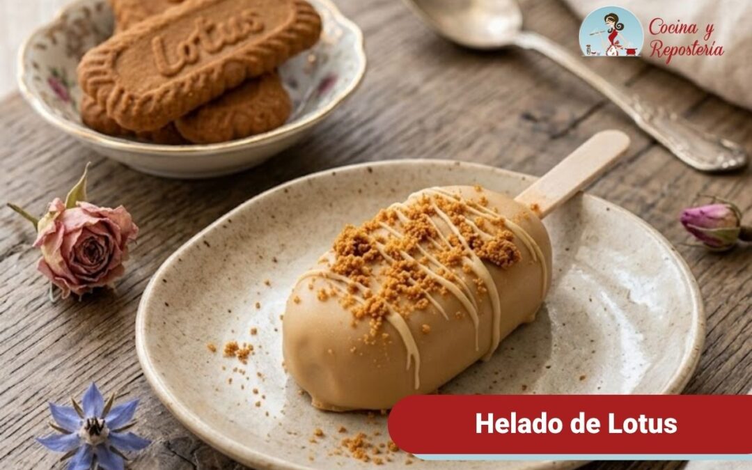 Helado Magnum de Lotus Casero (Extra Cremoso y con Cobertura Crujiente)